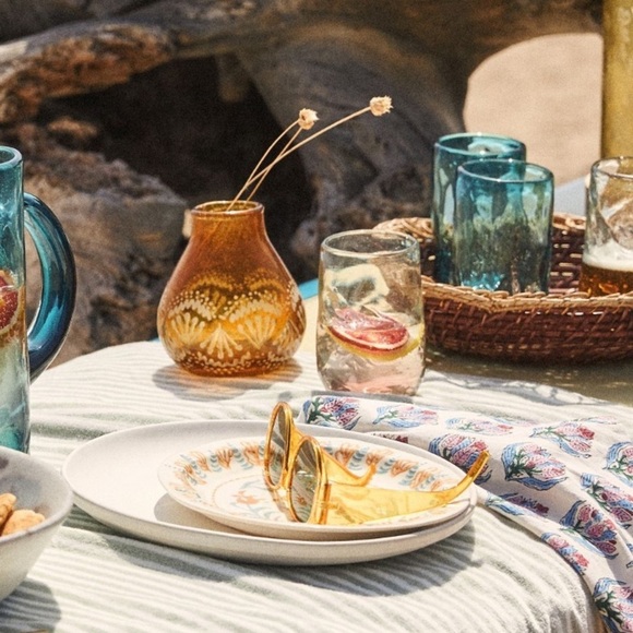 By Anthropologie Vivi Glass Bud Vase in Gold - Picture 12 of 13